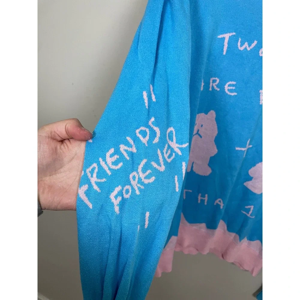 Teddy Fresh Two Teds Are Better Than One Sweater Size Large Quirky Novelty